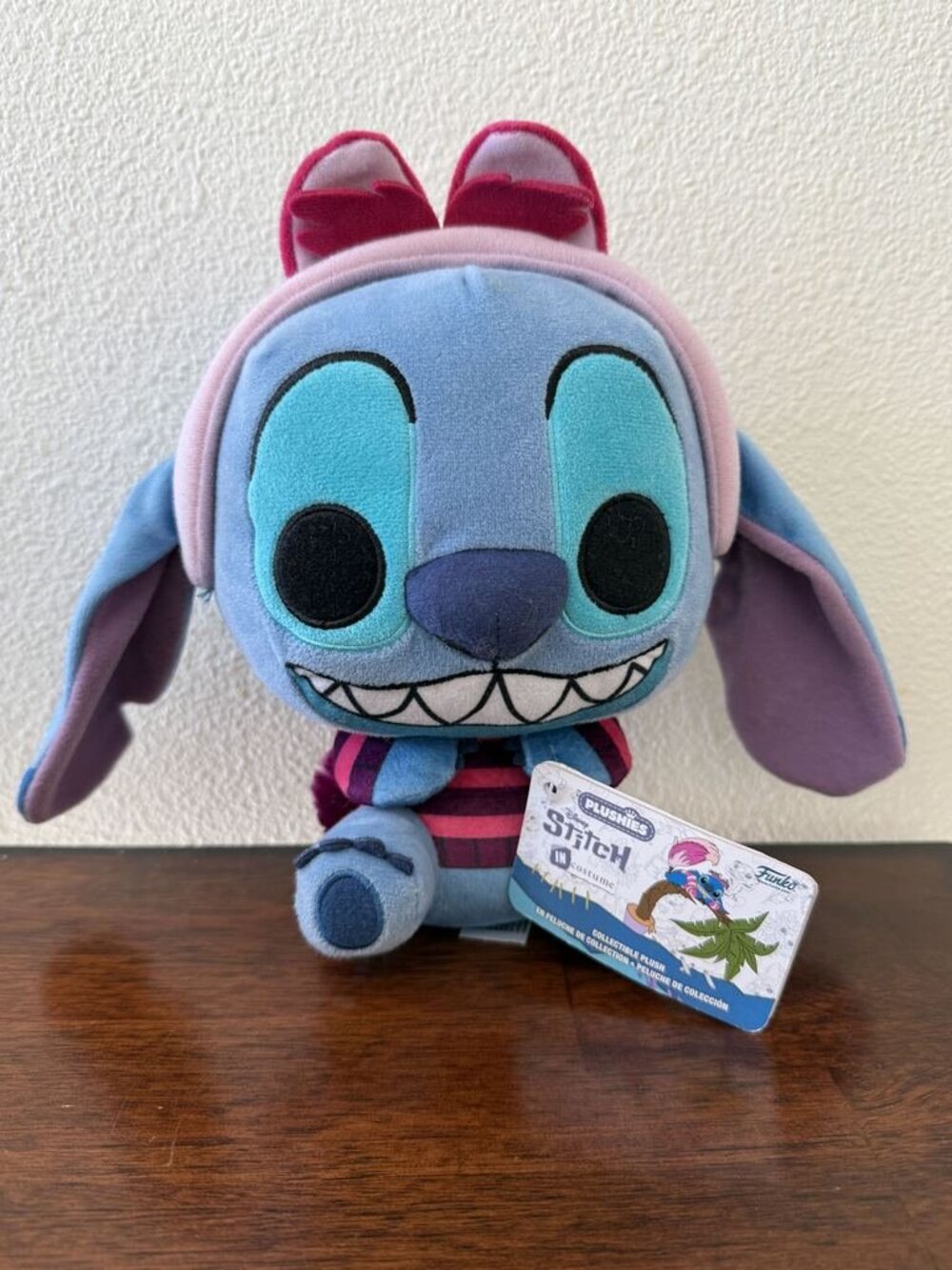 Funko Pop! Disney Stitch in Costume Cheshire Cat 7" Plush NWT